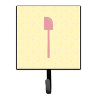 "Caroline's Treasures Spatula on Yellow Wall Hook, Small, Multicolor"
