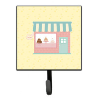 "Caroline's Treasures Bake Shoppe on Yellow Wall Hook, Small, Multicolor"