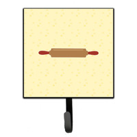 "Caroline's Treasures Rolling Pin on Yellow Wall Hook, Small, Multicolor"