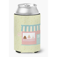 "Caroline's Treasures Bake Shoppe on Green Decorative Can Hugger, Multicolor"