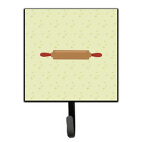 "Caroline's Treasures Rolling Pin on Green Wall Hook, Small, Multicolor"