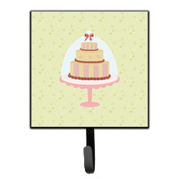 "Caroline's Treasures Decorated Cake on Green Wall Hook, Small, Multicolor"