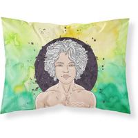 "Caroline's Treasures Aquarius Zodiac Sign Printed, Polyester, 250 Thread count, Envelope closure Pillowcase, Standard, Multicolor"
