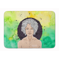 "Caroline's Treasures Aquarius Zodiac Sign Floor Mat, 19H x 27W, Multicolor"