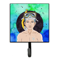 "Caroline's Treasures Pisces Zodiac Sign Wall Hook, Small, Multicolor"