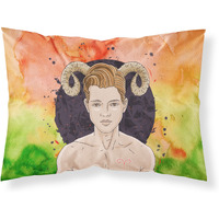 Caroline's Treasures Aries Zodiac Sign Pillowcase Standard Multicolor