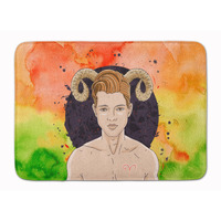 "Caroline's Treasures Aries Zodiac Sign Floor Mat, 19H x 27W, Multicolor"