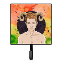 "Caroline's Treasures Aries Zodiac Sign Wall Hook, Small, Multicolor"