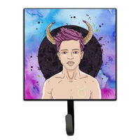 "Caroline's Treasures Taurus Zodiac Sign Wall Hook, Small, Multicolor"