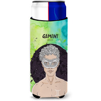 "Caroline's Treasures Gemini Zodiac Sign Decorative Can Hugger, Multicolor"