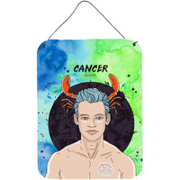 "Caroline's Treasures Cancer Zodiac Sign Metal Print, 16H x 12W, Multicolor"