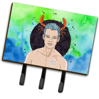"Caroline's Treasures Cancer Zodiac Sign Wall Hook, Triple, Multicolor"