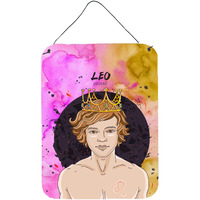 "Caroline's Treasures Leo Zodiac Sign Metal Print, 16H x 12W, Multicolor"