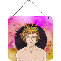 "Caroline's Treasures Leo Zodiac Sign Metal Print, 6H x 6W, Multicolor"