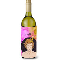 "Caroline's Treasures Leo Zodiac Sign Decorative Bottle Hugger, 750 ml, Multicolor"