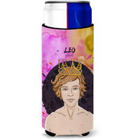 "Caroline's Treasures Leo Zodiac Sign Decorative Can Hugger, Multicolor"