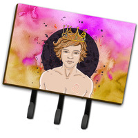 "Caroline's Treasures Leo Zodiac Sign Wall Hook, Triple, Multicolor"