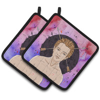 "Caroline's Treasures Sagittarius Zodiac Sign Decorated pot holder, 7.5HX7.5W, Multicolor"