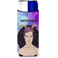 "Caroline's Treasures Capricorn Zodiac Sign Decorative Can Hugger, Multicolor"