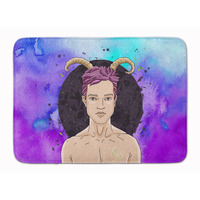 "Caroline's Treasures Capricorn Zodiac Sign Floor Mat, 19H x 27W, Multicolor"