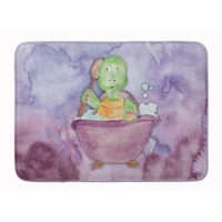 "Caroline's Treasures Turtle Bathing Watercolor Floor Mat, 19""H x 27""W, Multicolor"