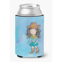 "Caroline's Treasures Cowgirl Watercolor Decorative Can Hugger, Multicolor"