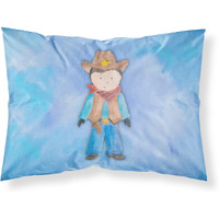 "Caroline's Treasures Cowboy Watercolor Pillowcase, Standard, Multicolor"