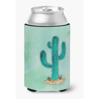 "Caroline's Treasures Western Cactus Watercolor Decorative Can Hugger, Multicolor"