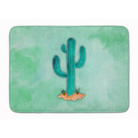 "Caroline's Treasures Western Cactus Watercolor Floor Mat, 19""H x 27""W, Multicolor"