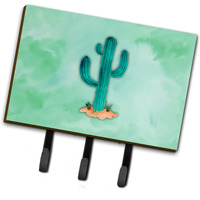"Caroline's Treasures Western Cactus Watercolor Wall Hook, Triple, Multicolor"