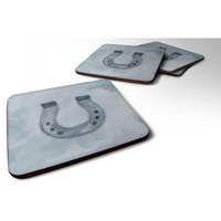 "Caroline's Treasures Horseshoe Watercolor Decorative coasters, 3.5, Multicolor"