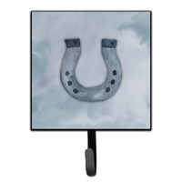 "Caroline's Treasures Horseshoe Watercolor Wall Hook, Small, Multicolor"
