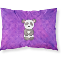 "Caroline's Treasures Polkadot Panda Bear Watercolor Pillowcase, Standard, Multicolor"