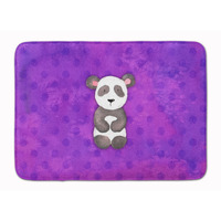 "Caroline's Treasures Polkadot Panda Bear Watercolor Floor Mat, 19""H x 27""W, Multicolor"