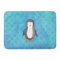 "Caroline's Treasures Polkadot Penguin Watercolor Floor Mat, 19""H x 27""W, Multicolor"
