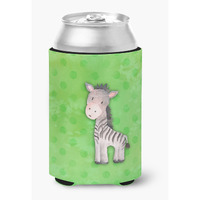 "Caroline's Treasures Polkadot Zebra Watercolor Decorative Can Hugger, Multicolor"