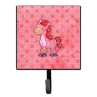 "Caroline's Treasures Polkadot Horse Watercolor Wall Hook, Small, Multicolor"
