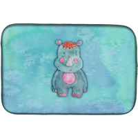 "Caroline's Treasures Rhinoceros Dish Drying Mat, 14"" x 21"", Multicolor"