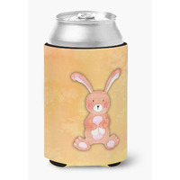"Caroline's Treasures Rabbit Watercolor Decorative Can Hugger, Multicolor"