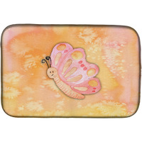 "Caroline's Treasures Butterfly Watercolor Dish Drying Mat, 14"" x 21"", Multicolor"