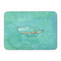 "Caroline's Treasures Alligator Watercolor Floor Mat, 19""H x 27""W, Multicolor"