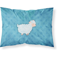 "Caroline's Treasures Polkadot Sheep Lamb Watercolor Pillowcase, Standard, Multicolor"