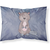 "Caroline's Treasures Beaver Watercolor Pillowcase, Standard, Multicolor"