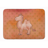 "Caroline's Treasures Polkadot Camel Watercolor Floor Mat, 19""H x 27""W, Multicolor"