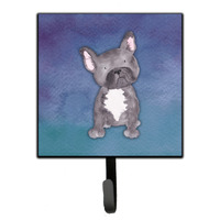 "Caroline's Treasures French Bulldog Watercolor Wall Hook, Small, Multicolor"