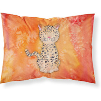 "Caroline's Treasures Leopard Watercolor Pillowcase, Standard, Multicolor"