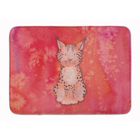 "Caroline's Treasures Lynx Watercolor Floor Mat, 19"" x 27"", Multicolor"