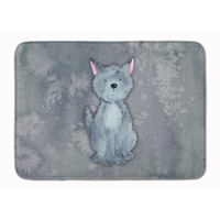 "Caroline's Treasures Wolf Watercolor Floor Mat, 19"" x 27"", Multicolor"