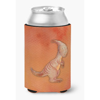 "Caroline's Treasures Parasaurolophus Watercolor Decorative Can Hugger, Multicolor"