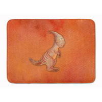 "Caroline's Treasures Parasaurolophus Watercolor Floor Mat, 19"" x 27"", Multicolor"